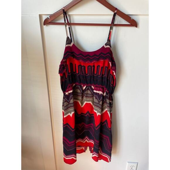 Dolce Vita 100% Silk Exposed Zipper Front Mini Dress, S - Picture 9 of 10